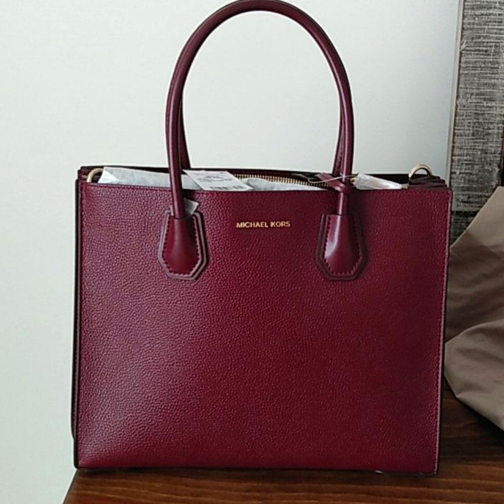 Burgundy bag